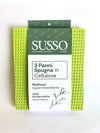3 Panni spugna in cellulosa