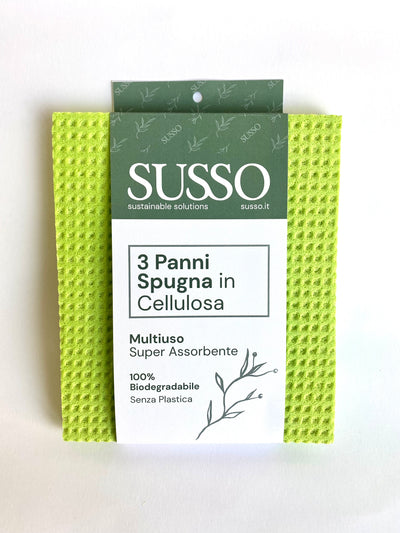 3 Cellulose Sponge Cloths